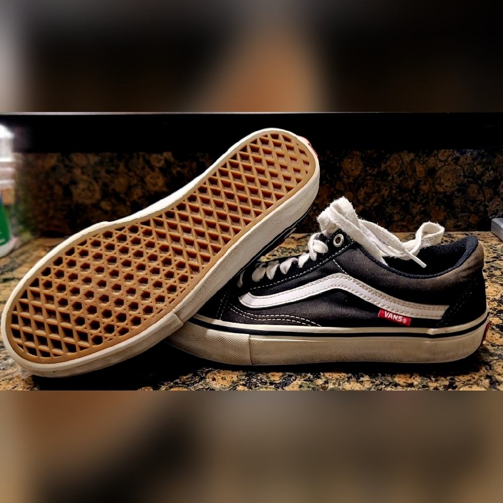 Vans Black and White Sneakers